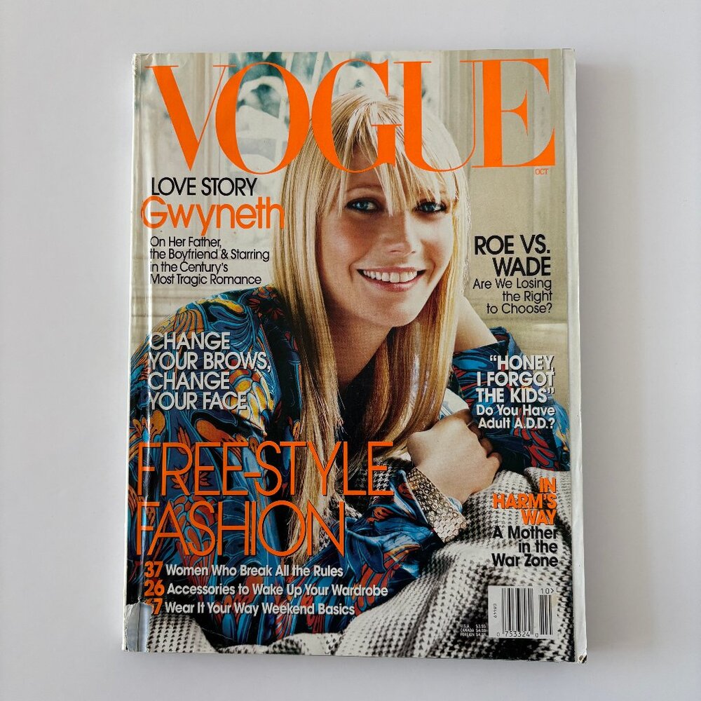 Vogue magazine October 1999 - Gwyneth Paltrow